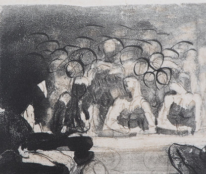 Auguste RODIN : Minos - Gravure