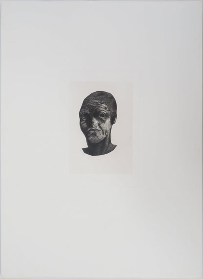 Auguste RODIN : Masque - Gravure