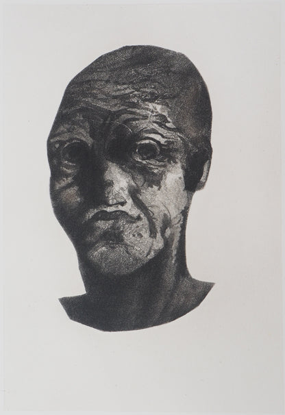 Auguste RODIN : Masque - Gravure