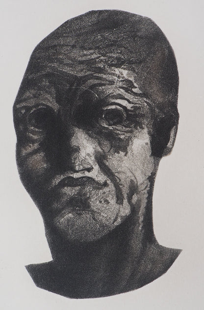 Auguste RODIN : Masque - Gravure