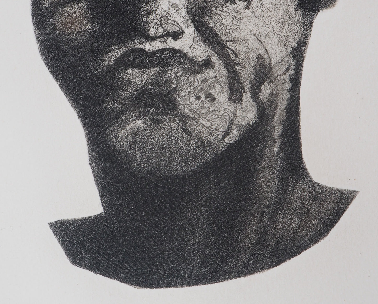 Auguste RODIN : Masque - Gravure