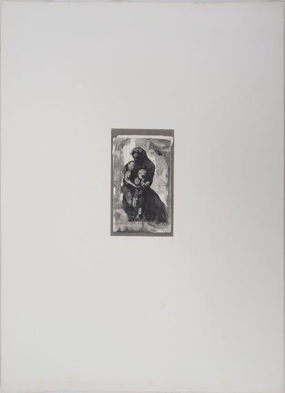 Auguste RODIN : Dante - Gravure