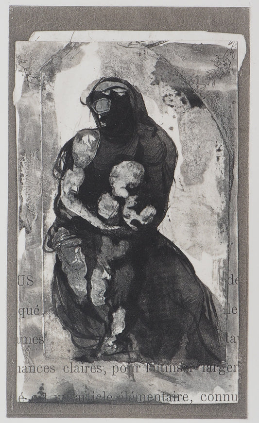 Auguste RODIN : Dante - Gravure