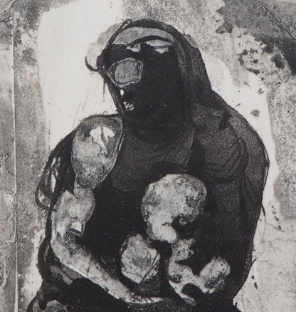 Auguste RODIN : Dante - Gravure