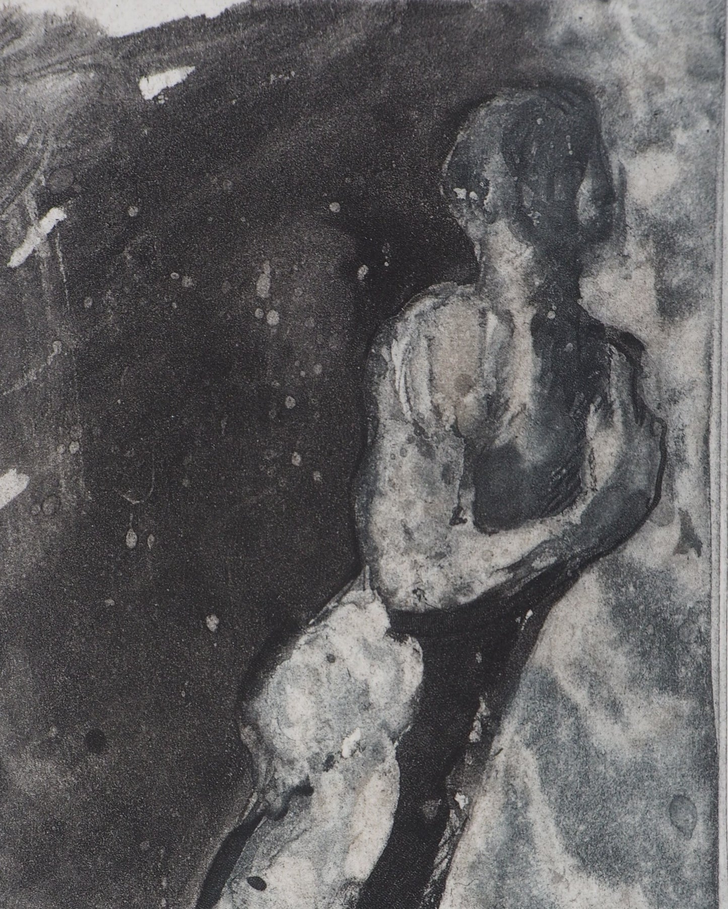 Auguste RODIN : Purgatoire - Gravure