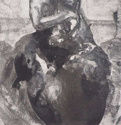 Auguste RODIN : Mère et enfant - Gravure