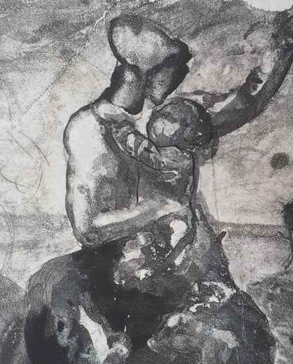 Auguste RODIN : Mère et enfant - Gravure