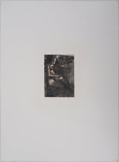 Auguste RODIN : Mère et fils - Gravure