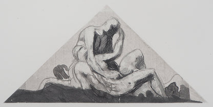 Auguste RODIN : Bacchanale - Gravure