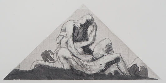 Auguste RODIN : Bacchanale - Gravure
