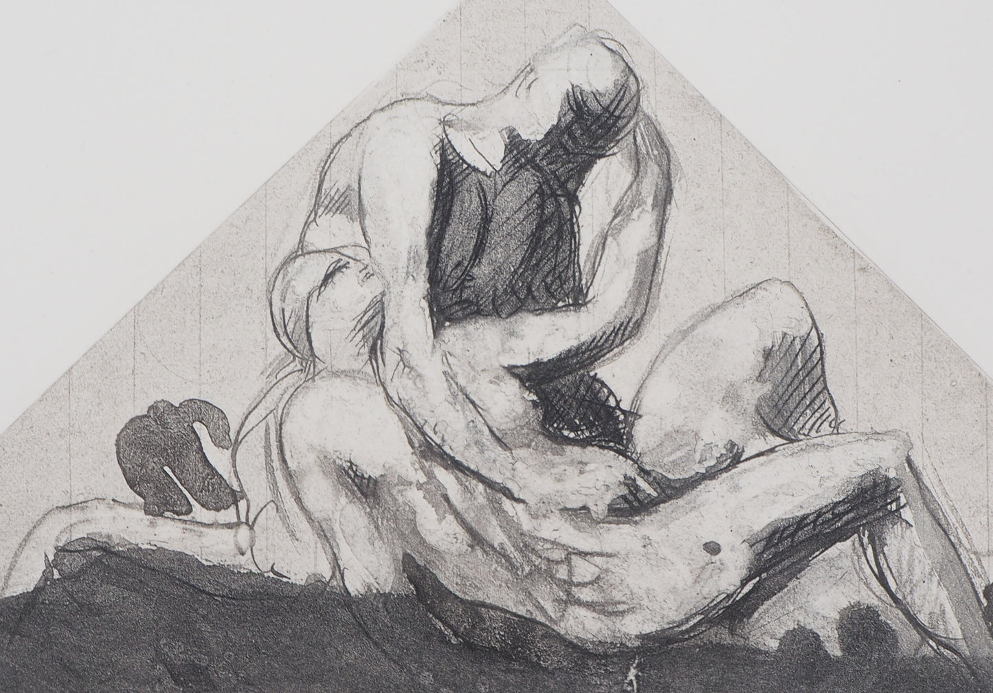 Auguste RODIN : Bacchanale - Gravure