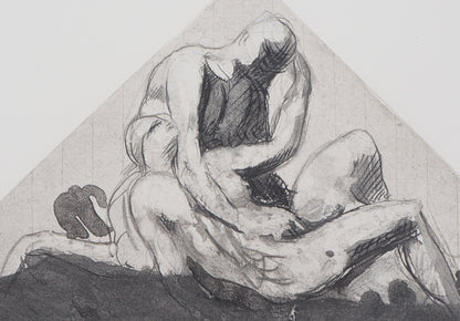 Auguste RODIN : Bacchanale - Gravure