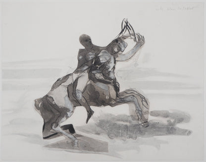 Auguste RODIN : Retour du sabbat  - Gravure