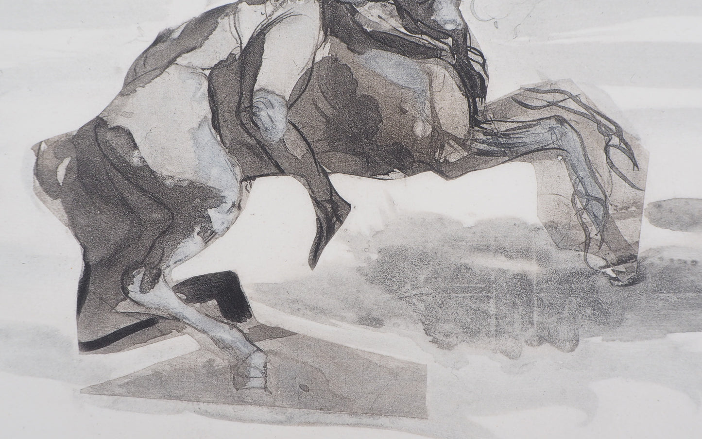 Auguste RODIN : Retour du sabbat  - Gravure