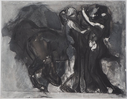 Auguste RODIN : La fête du Centaure - Gravure