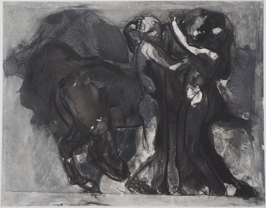 Auguste RODIN : La fête du Centaure - Gravure