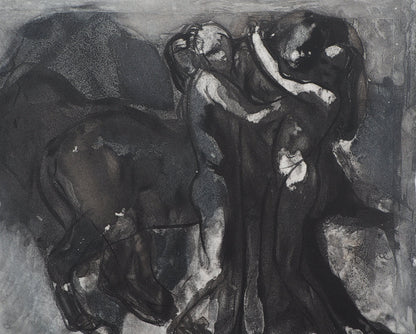 Auguste RODIN : La fête du Centaure - Gravure