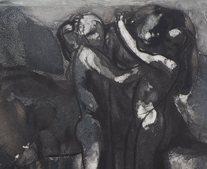 Auguste RODIN : La fête du Centaure - Gravure