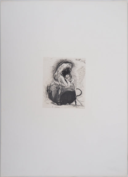 Auguste RODIN : Castor et Pollux - Gravure