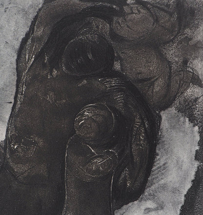 Auguste RODIN : Faune et enfants - Gravure