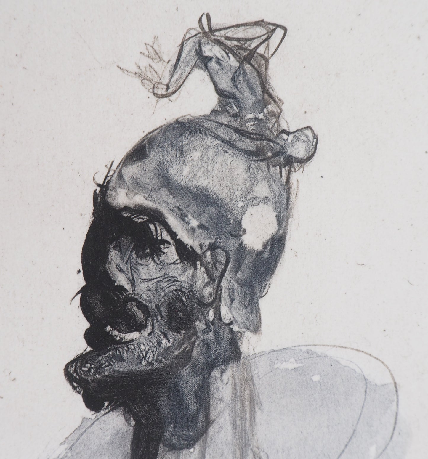 Auguste RODIN : La guerre - Gravure