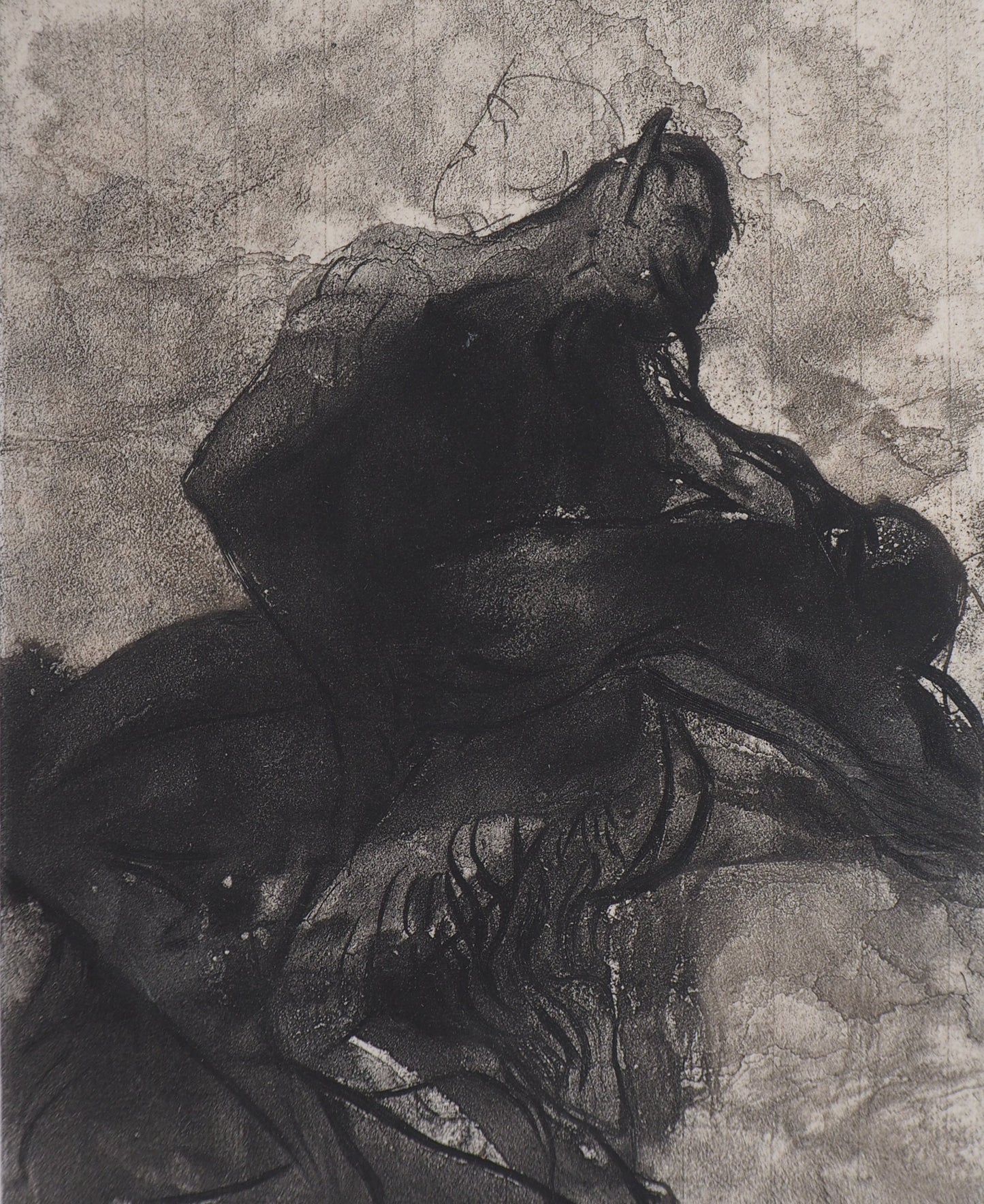 Auguste RODIN : Faune et faunesse- Gravure
