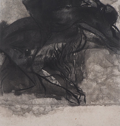 Auguste RODIN : Faune et faunesse- Gravure