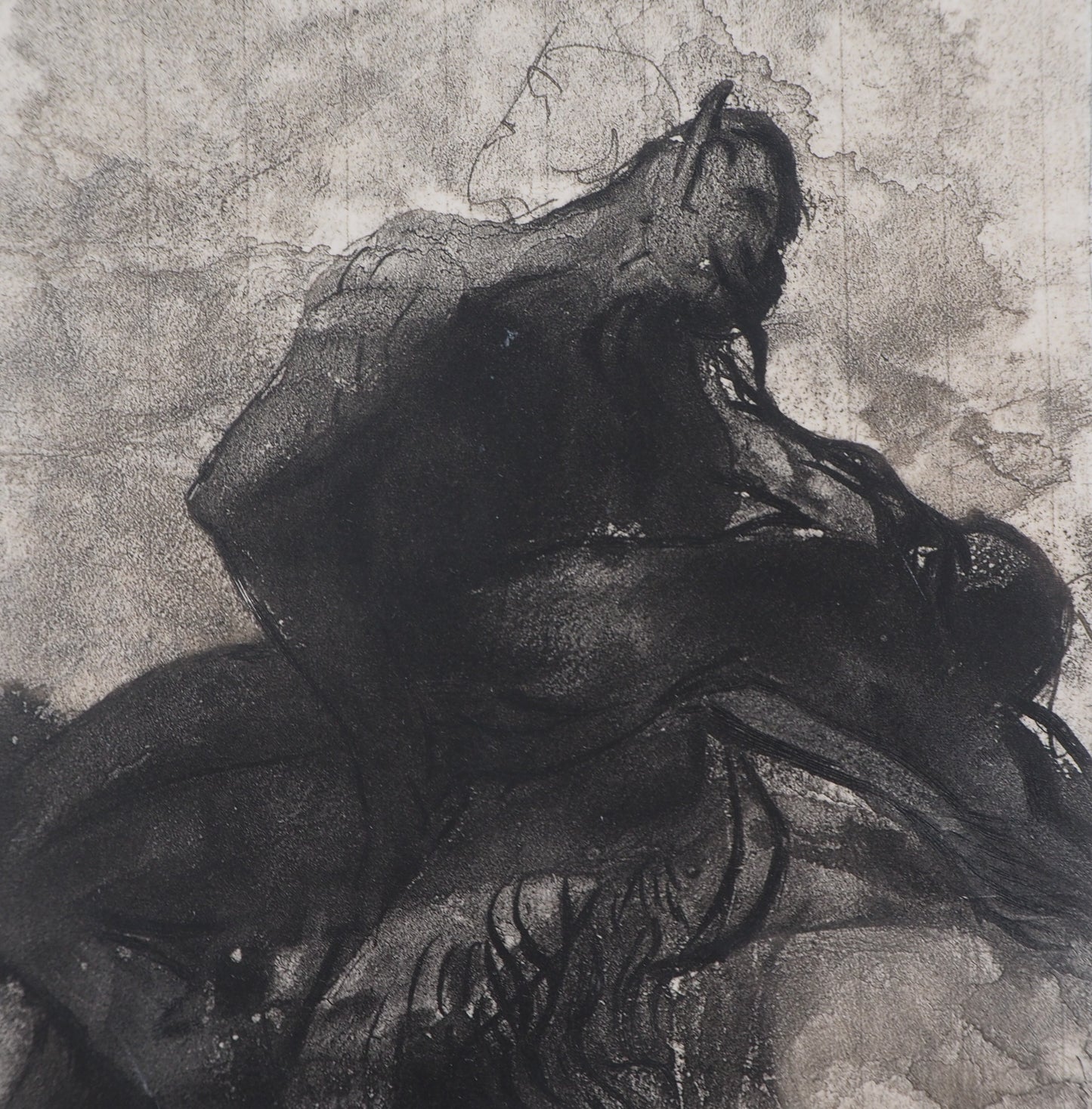 Auguste RODIN : Faune et faunesse- Gravure