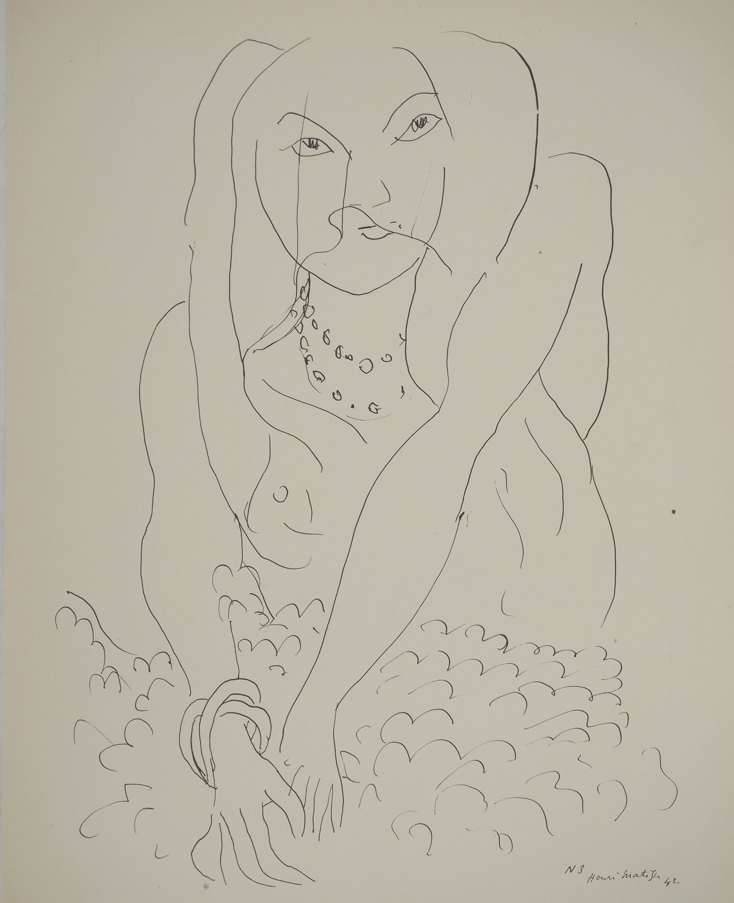 Henri MATISSE : Mariée et son jupon - Lithographie signée