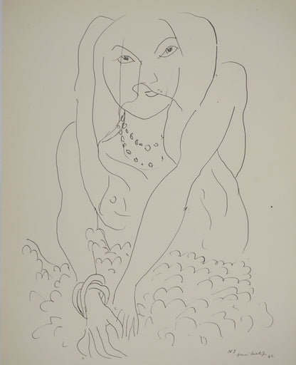 Henri MATISSE : Mariée et son jupon - Lithographie signée