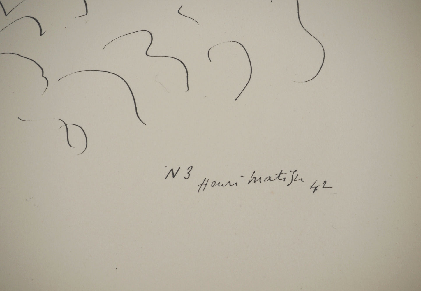Henri MATISSE : Mariée et son jupon - Lithographie signée