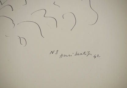 Henri MATISSE : Mariée et son jupon - Lithographie signée