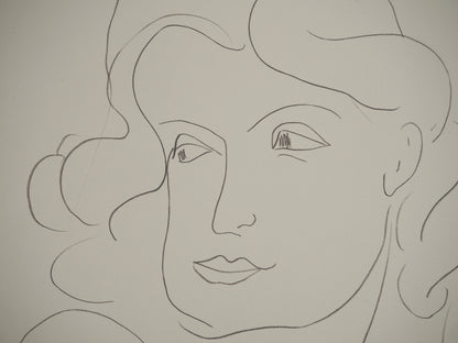 Henri MATISSE : La muse distraite - Lithographie signée