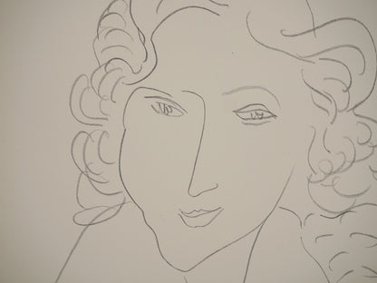 Henri MATISSE : Femme souriante - Lithographie signée