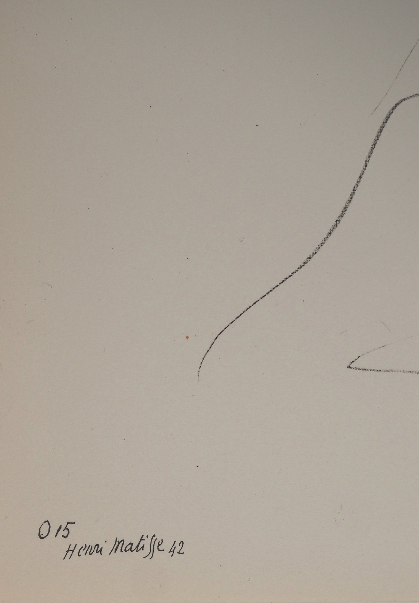 Henri MATISSE : La muse en tenue de mariage - Lithographie signée