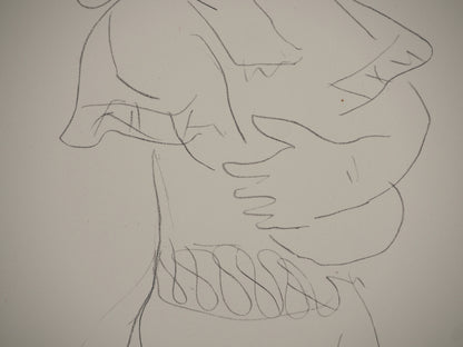 Henri MATISSE : La muse en tenue de mariage - Lithographie signée