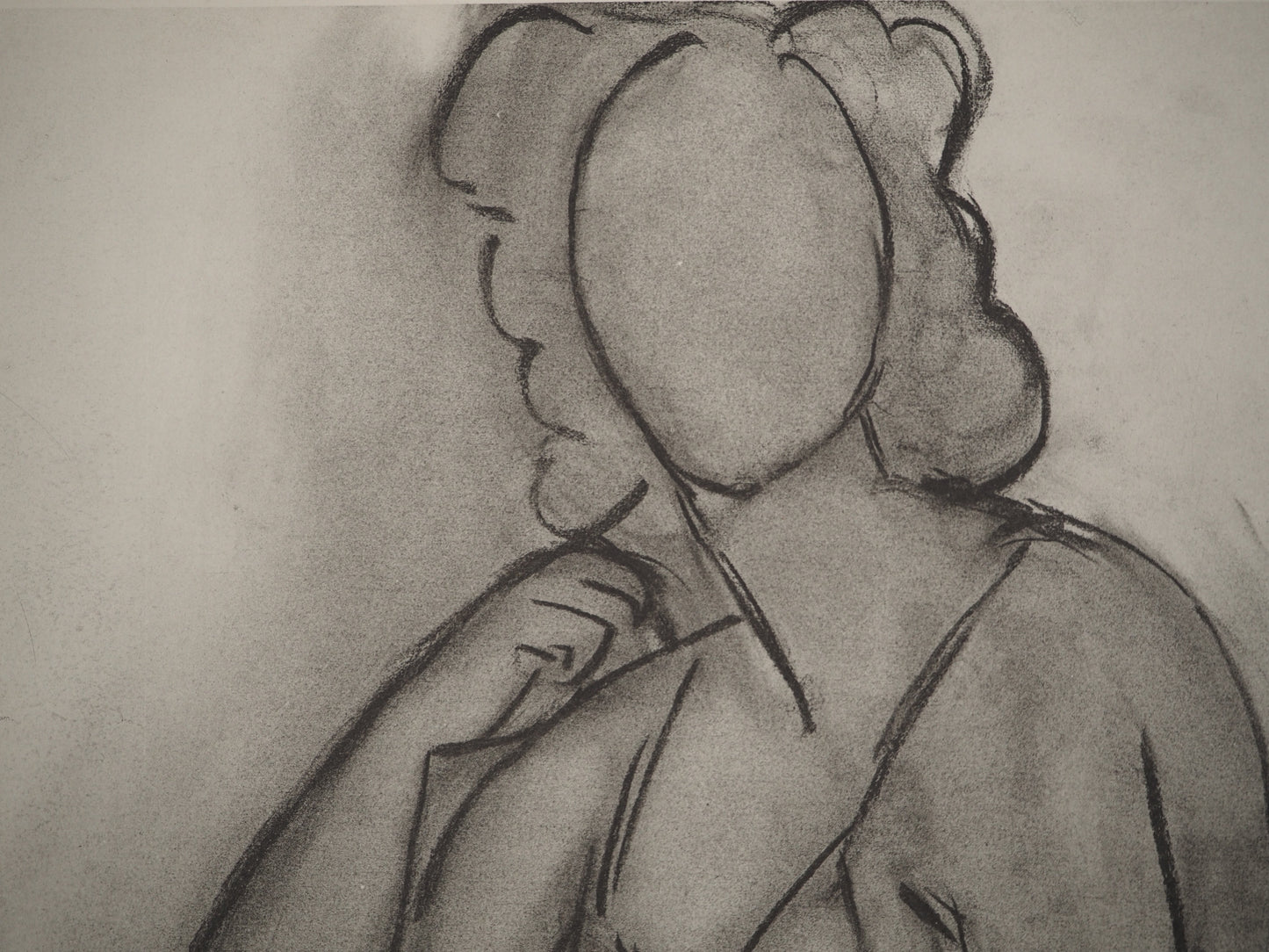 Henri MATISSE : L'intimité féminine - Lithographie signée
