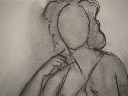 Henri MATISSE : L'intimité féminine - Lithographie signée