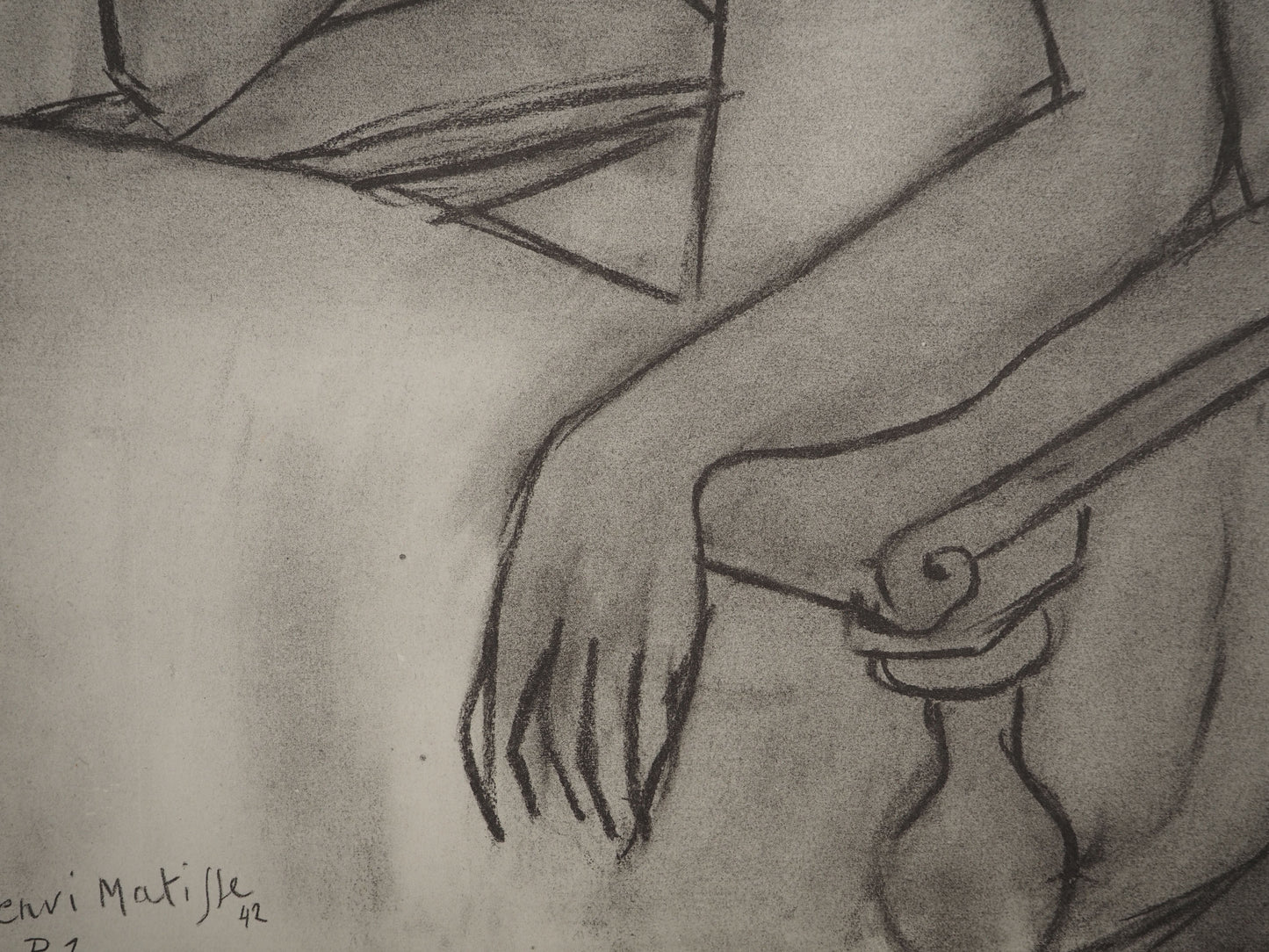 Henri MATISSE : L'intimité féminine - Lithographie signée
