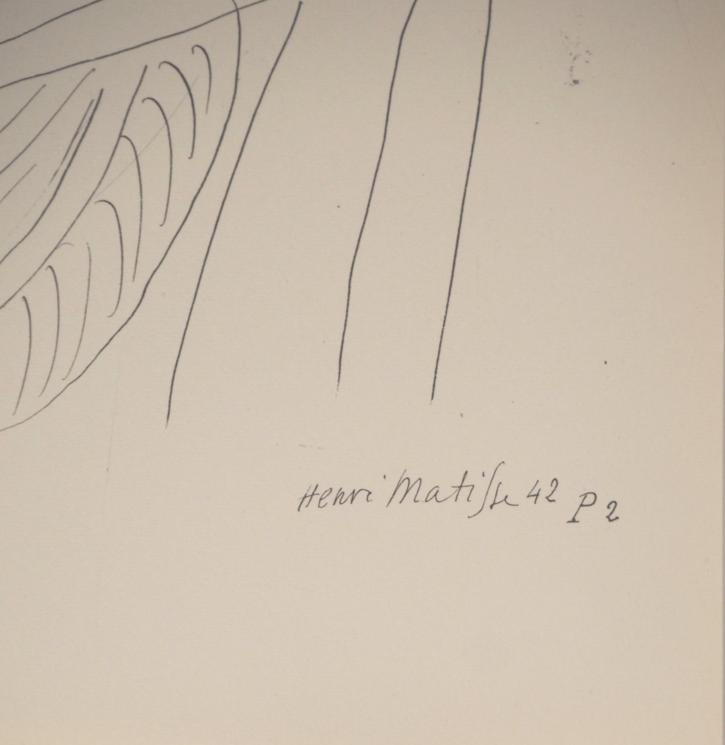 Henri MATISSE : Femme élégante - Lithographie signée