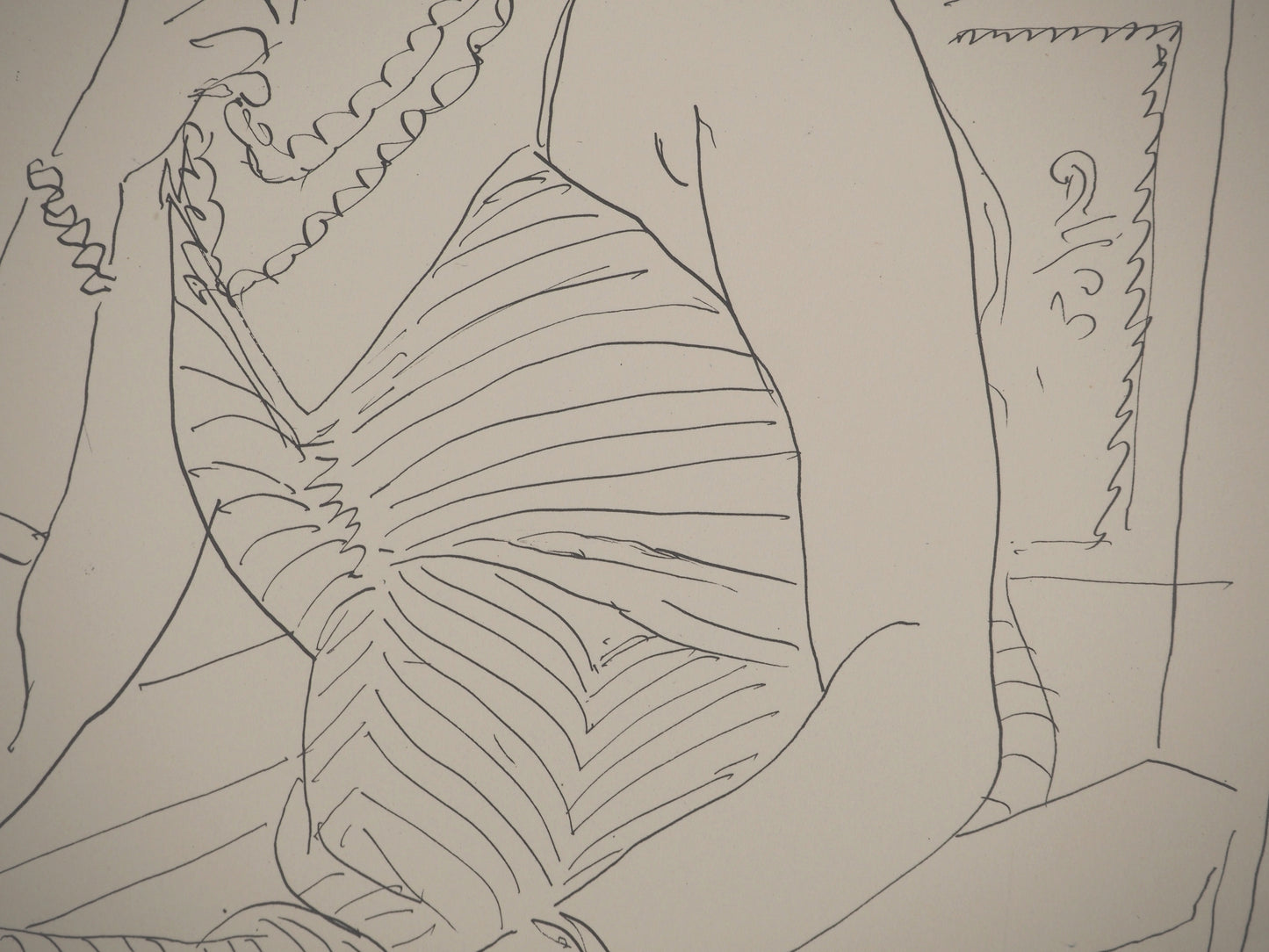 Henri MATISSE : Femme élégante - Lithographie signée