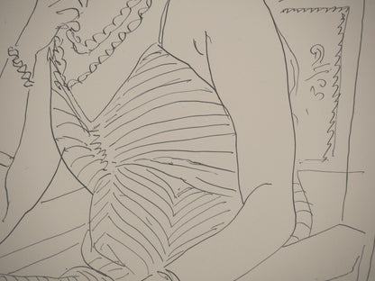 Henri MATISSE : Femme élégante - Lithographie signée