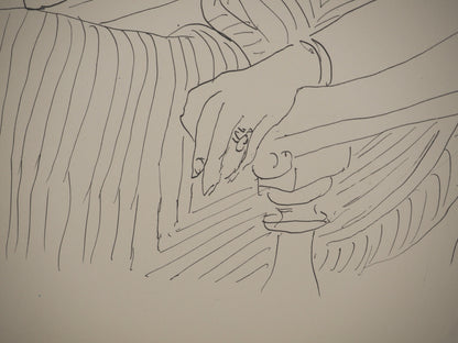 Henri MATISSE : Femme élégante - Lithographie signée