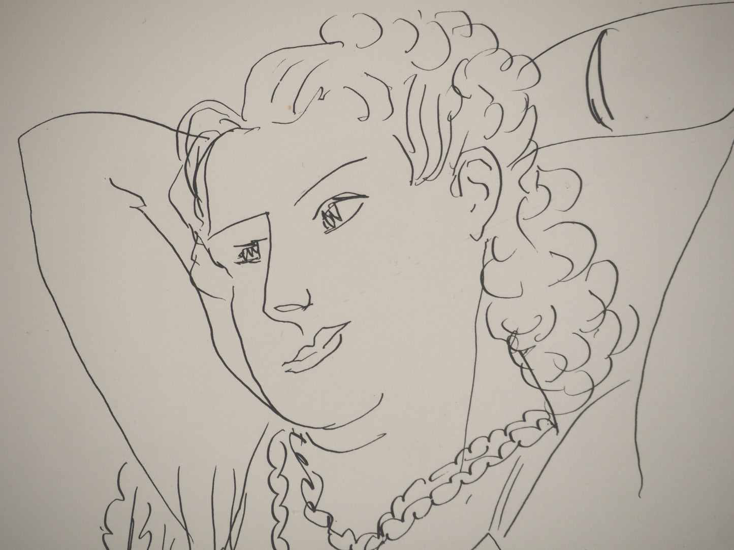 Henri MATISSE : Femme au repos - Lithographie signée