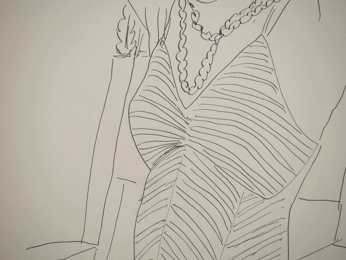 Henri MATISSE : Femme au repos - Lithographie signée