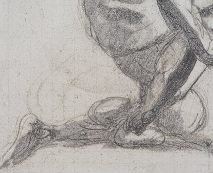 Auguste RODIN :  Ombre d’homme - Gravure