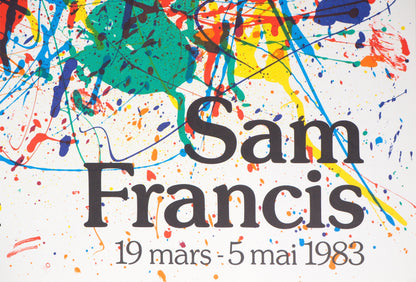Sam FRANCIS : Explosion de couleurs - Lithographie originale