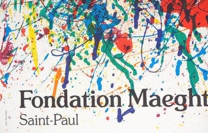 Sam FRANCIS : Explosion de couleurs - Lithographie originale
