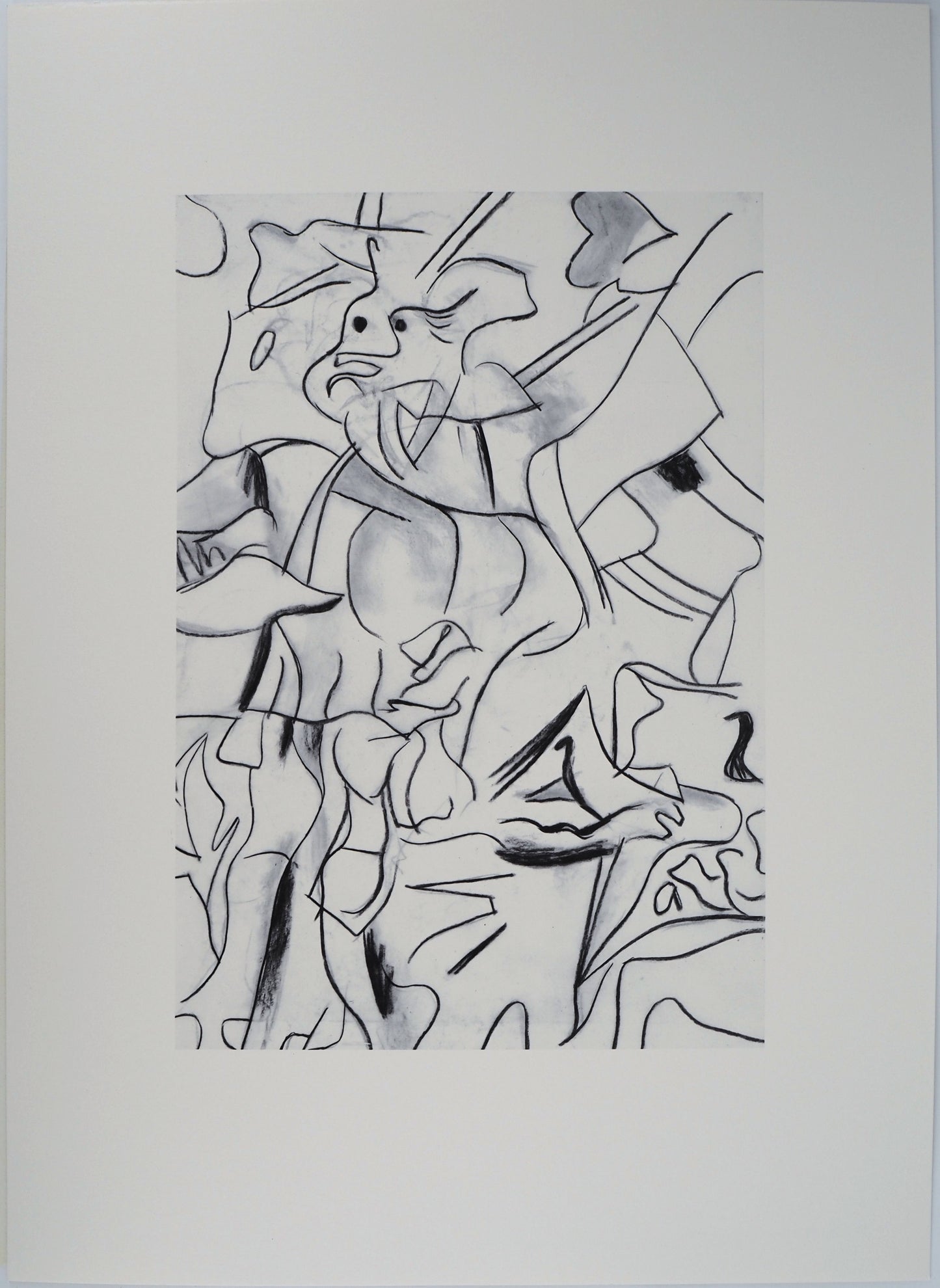 Willem DE KOONING: Mujer - Litografía