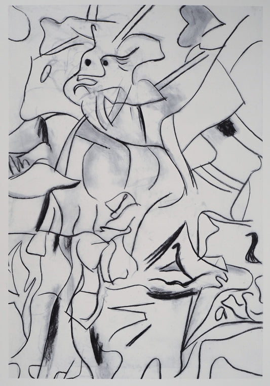 Willem DE KOONING : Femme - Lithographie
